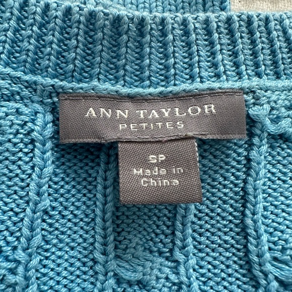 Classic Ann Taylor Silk Cable Sweater - Vintage - Picture 4 of 5